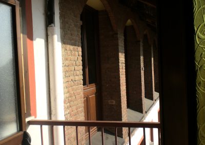 Un'occhiata dai balconi del piano di sopra