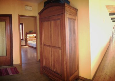 Gli spazi del piano di sopra