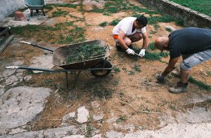 L'attività quotidiana nell'orto de la Cascina