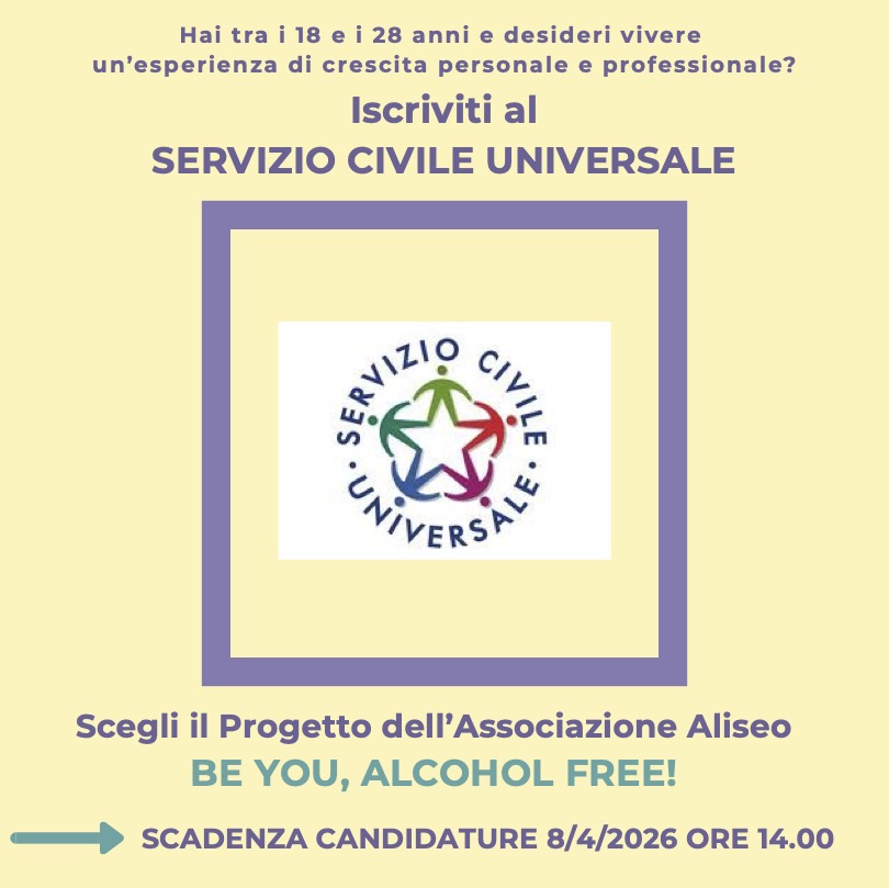 SERVIZIO CIVILE 2026. Associazione Aliseo SERVIZIO CIVILE 2026. Associazione Aliseo